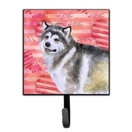 Carolines Treasures Alaskan Malamute Love Leash or Key Holder BB9725SH4